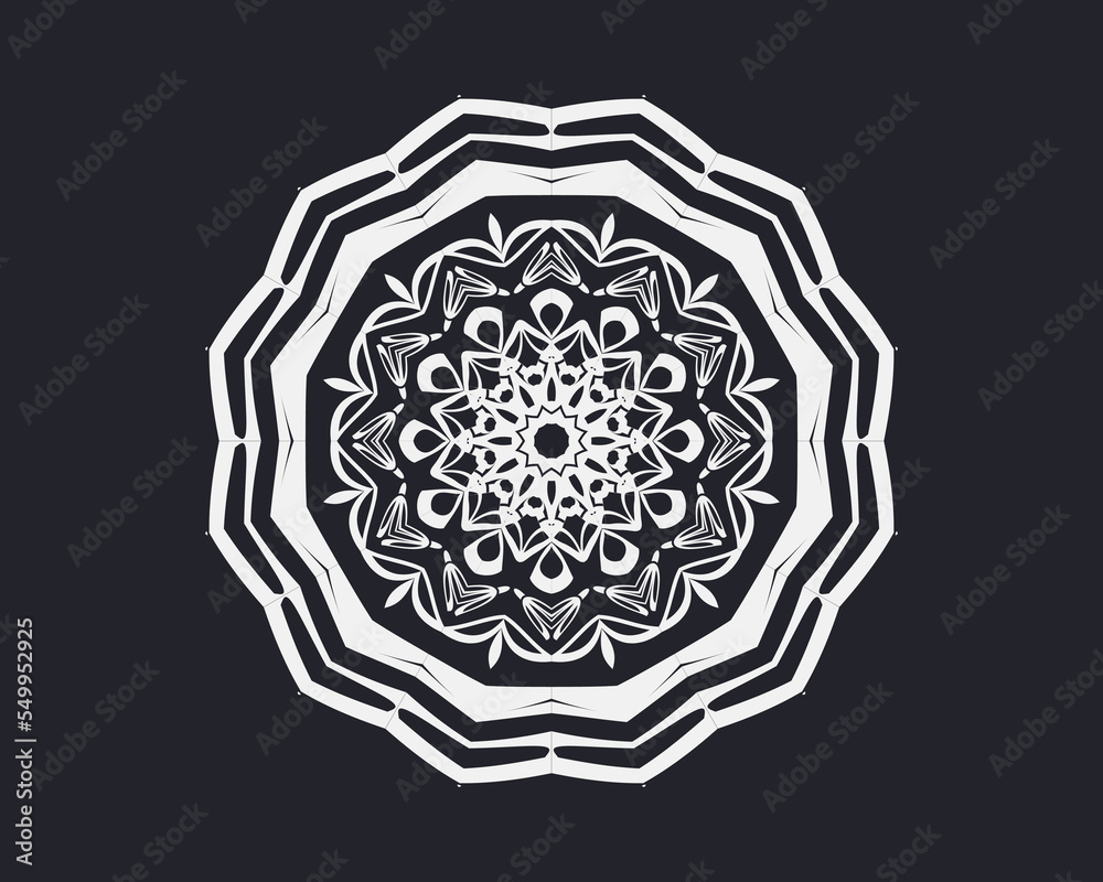 luxury Ornamental mandala pattern vector design for tattoos, wallpaper, cover, graphic resources.