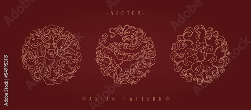 Chinese traditional decorative pattern