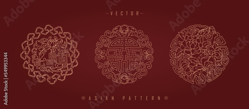Chinese traditional decorative pattern