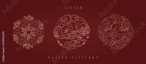 Chinese traditional decorative pattern