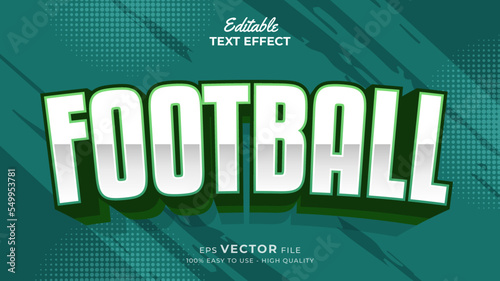 Editable text style effect - sports text effects style illustration