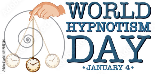 World hypnotism day January icon