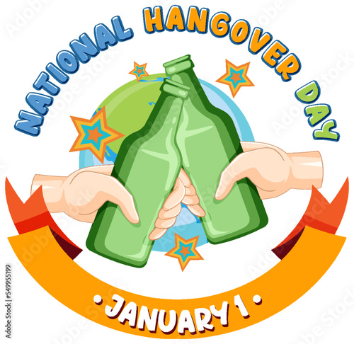 National hangover day January icon