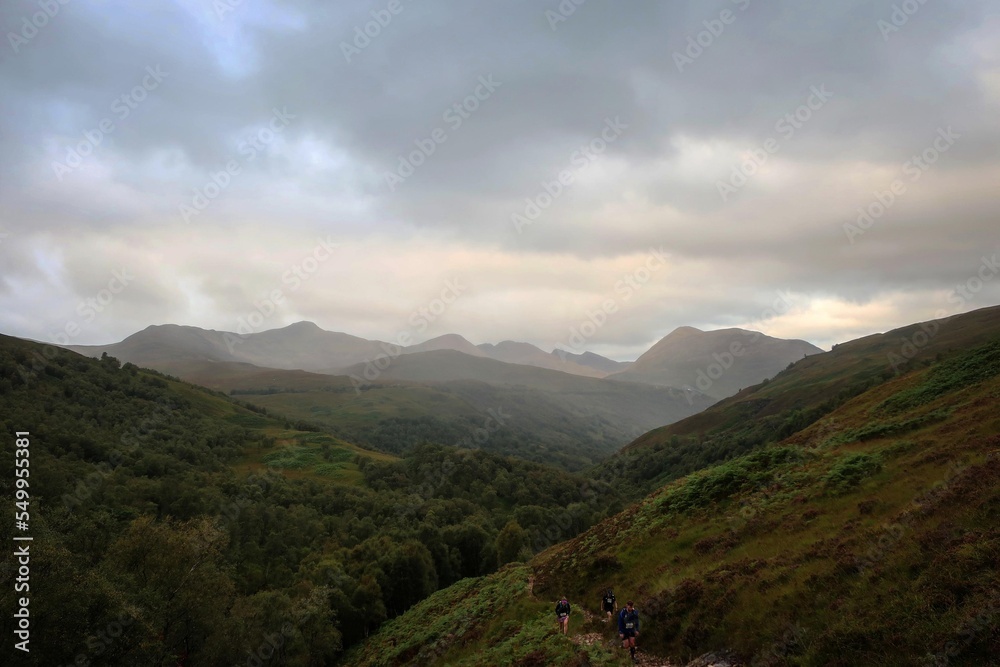 Highlands autumn landscape view near Kinlochleven, Scotland Highlands autumn landscape view near Kinlochleven, Scotland