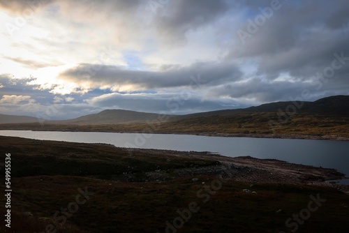 Scenic view of Scottish Highlands near Kinlochleven, Scotland