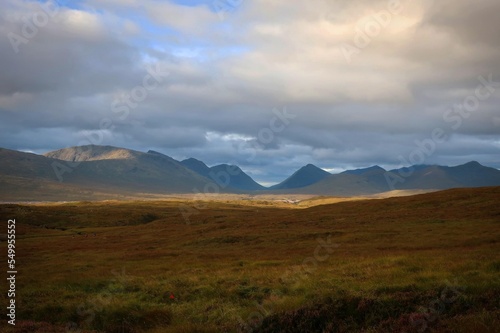Scenic view of Scottish Highlands near Kinlochleven  Scotland