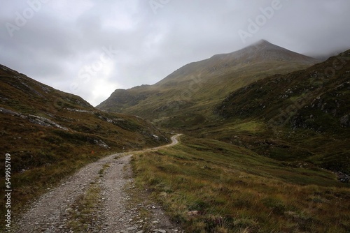 Scenic landscape of Scottish Highlands near Kinlochleven village, Scotland © free2trip