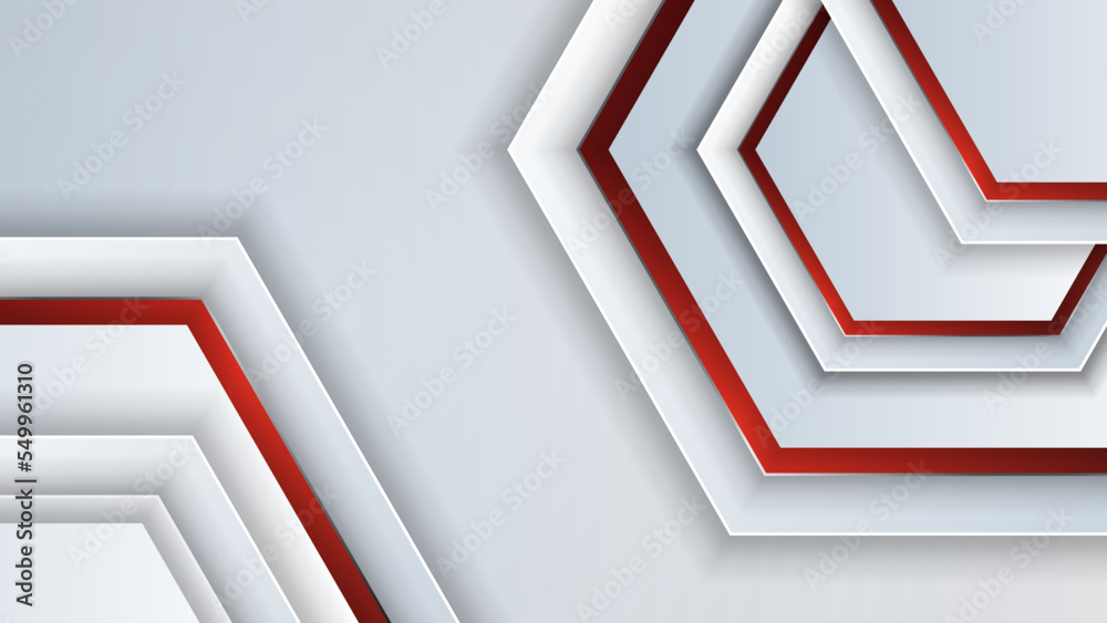 Obraz premium Abstract white background with vector abstract gray geometric triangle background. Vector abstract graphic design banner pattern presentation background wallpaper web template.