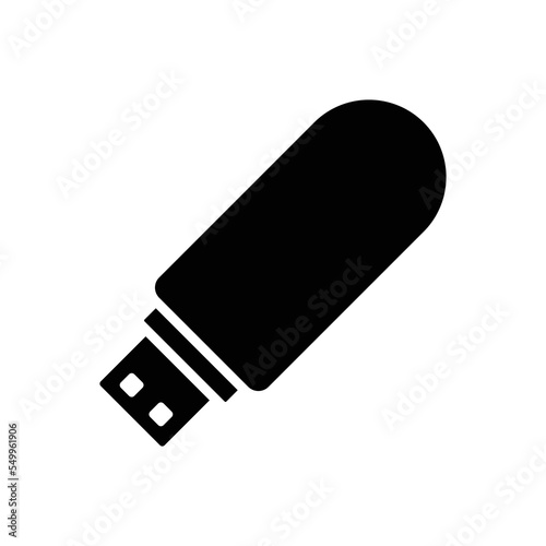 flash disk icon vector design template in white background