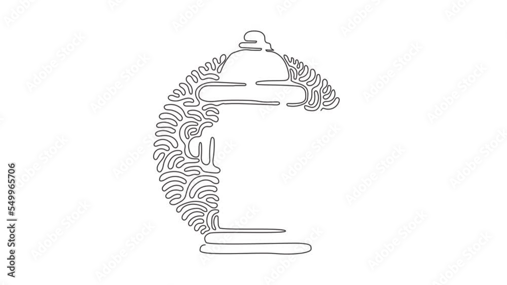 Animated self drawing of single continuous line draw red fire hydrant icon. Tool used by firefighters for extinguishing flames. Swirl curl circle background style. Full length one line animation Animated self drawing of single continuous line draw red fire hydrant icon. Tool used by firefighters for extinguishing flames. Swirl curl circle background style. Full length one line animation