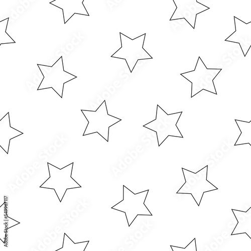 Star pattern on white background