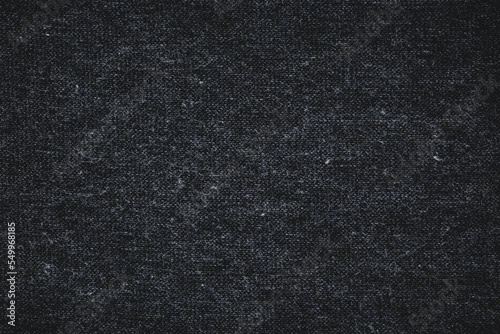 Canvas Polyester texture synthetical for background. Black polyester fabric textile backdrop for interior art design or add text message.
