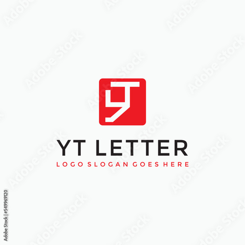 YT TY Letter logo vector image
