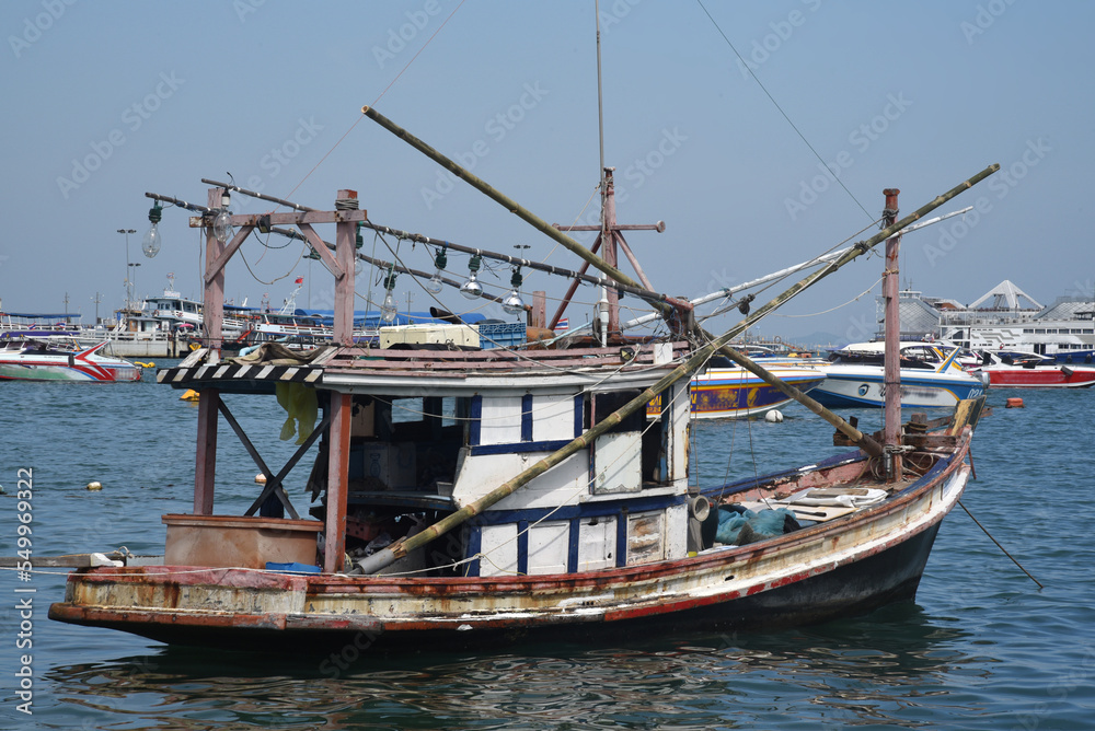 Boote vor Pattaya, Thailand