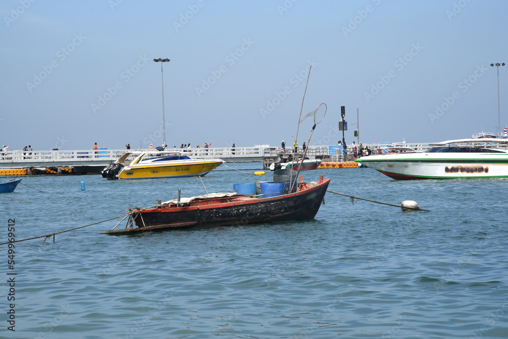 Boote vor Pattaya, Thailand