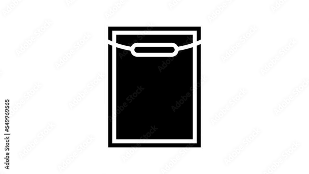 pepper bag package line icon animation pepper bag package line icon animation