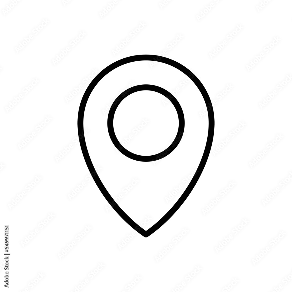pin locator icon vector design template simple and modern pin locator icon vector design template simple and modern