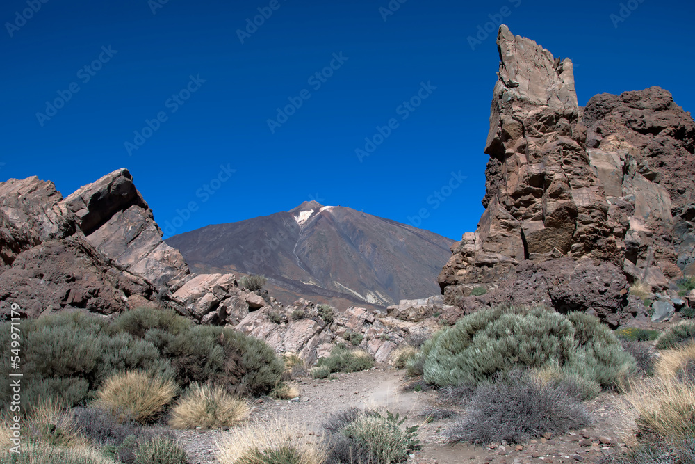 Teide volcano in Tenerife, Pico de teide, Canarias island, national park teide. Teide volcano in Tenerife, Pico de teide, Canarias island, national park teide.