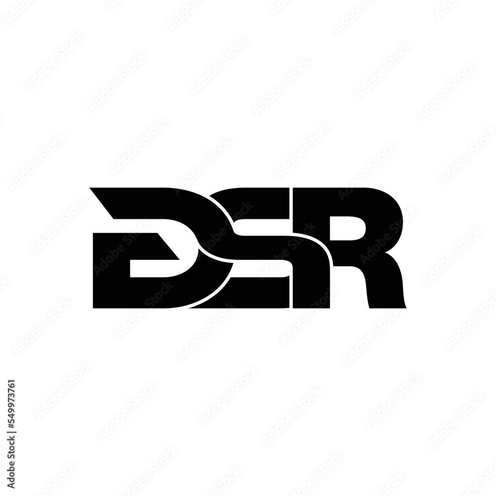 GSR letter monogram logo design vector GSR letter monogram logo design vector