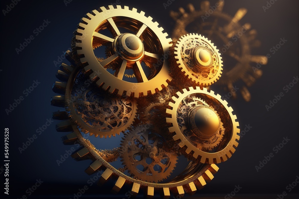Illustration about gears. Made by AI. Illustration about gears. Made by AI.