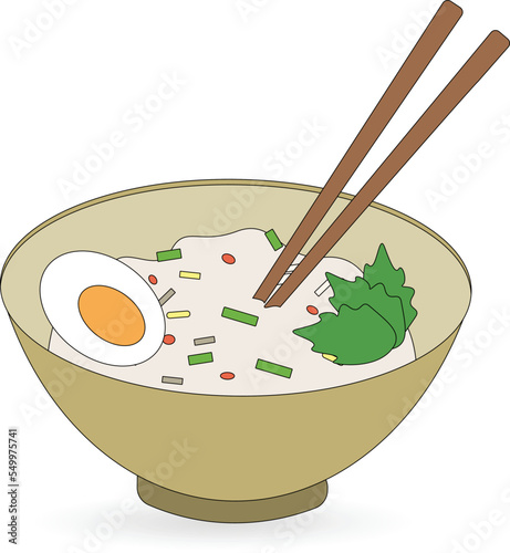 rice porridge with egg