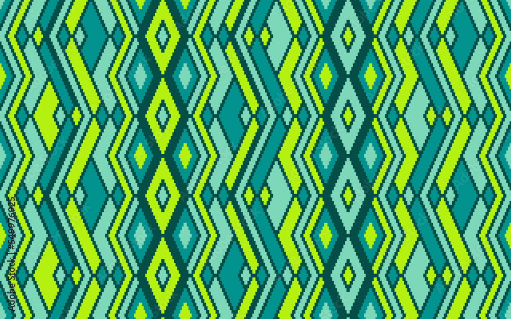 Asymmetric rhombus traditional motifs vector geometric pattern. Asymmetric rhombus traditional motifs vector geometric pattern.