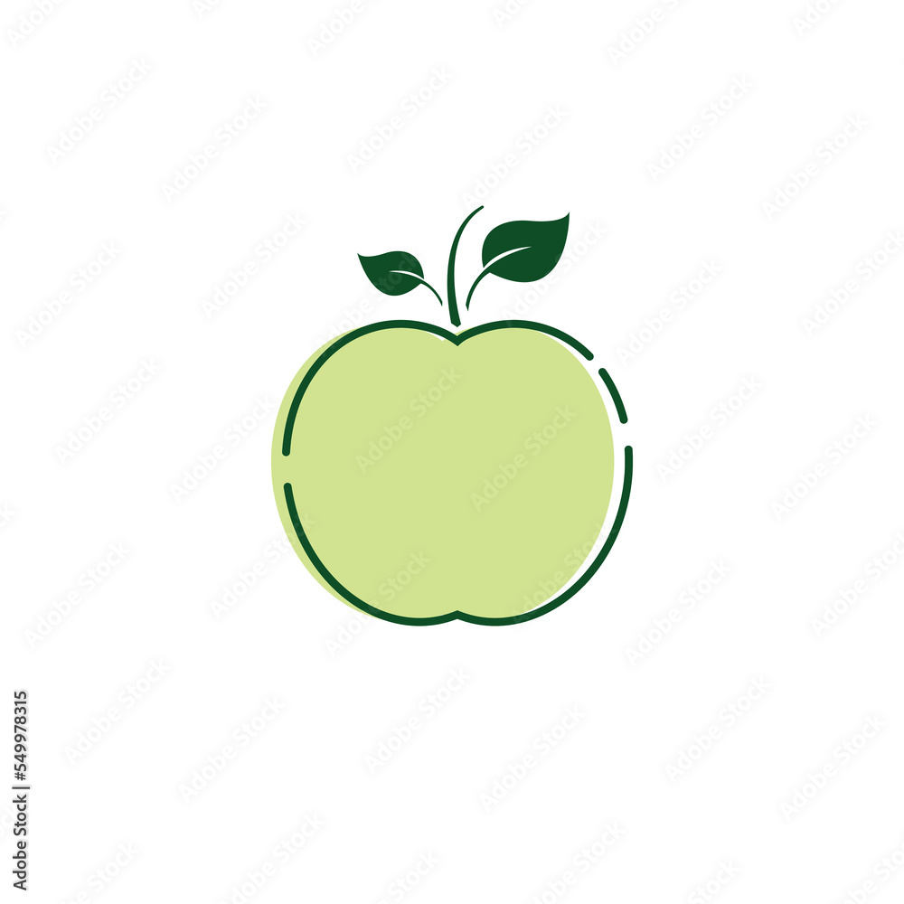 Apple icon. Healthy Lifestyle Icons - Outline Series Apple icon. Healthy Lifestyle Icons - Outline Series