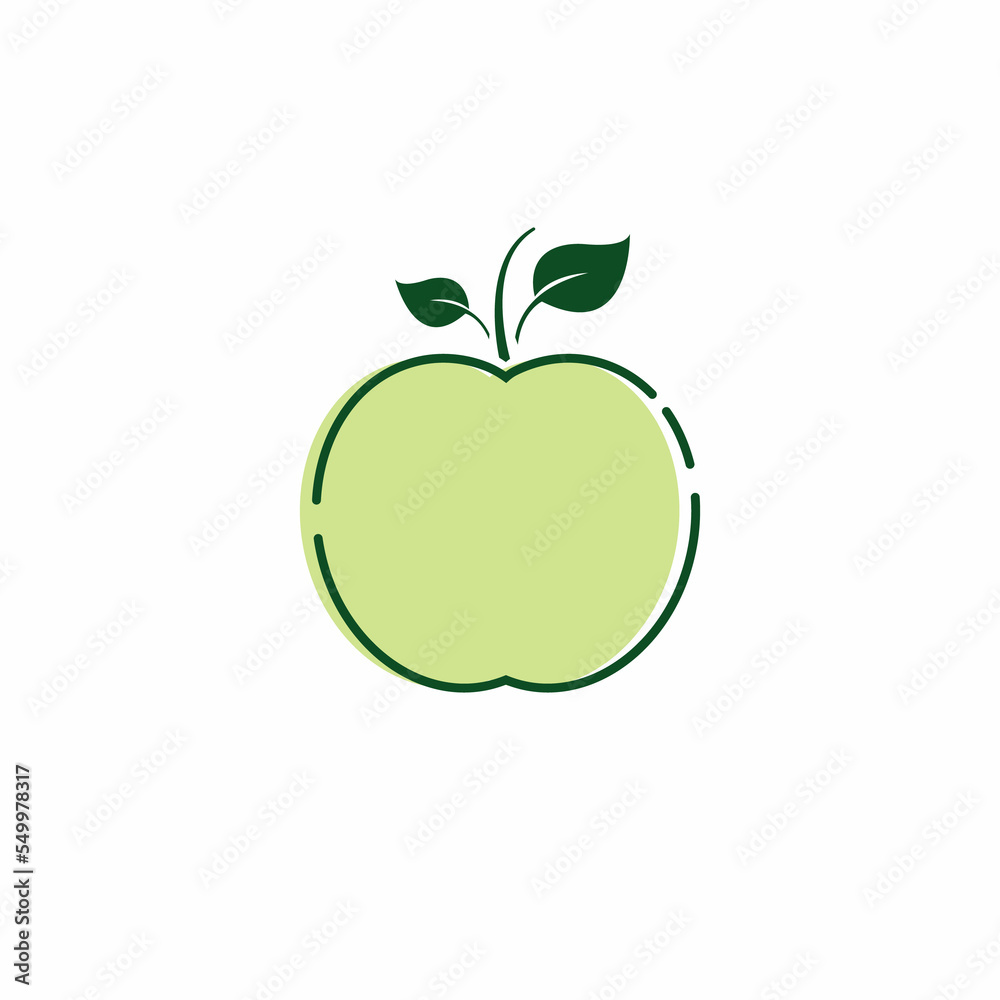 Apple icon. Healthy Lifestyle Icons - Outline Series Apple icon. Healthy Lifestyle Icons - Outline Series