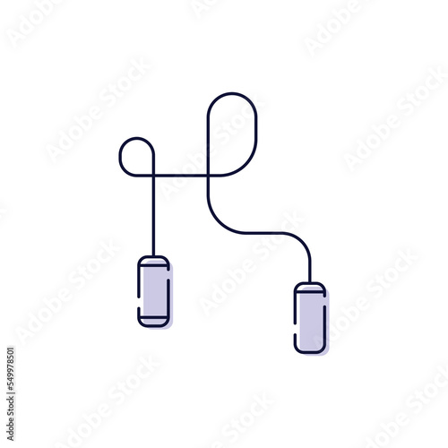 Jump rope.Healthy Lifestyle Icons - Outline Series