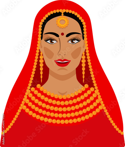 Indian woman in traditional clothes