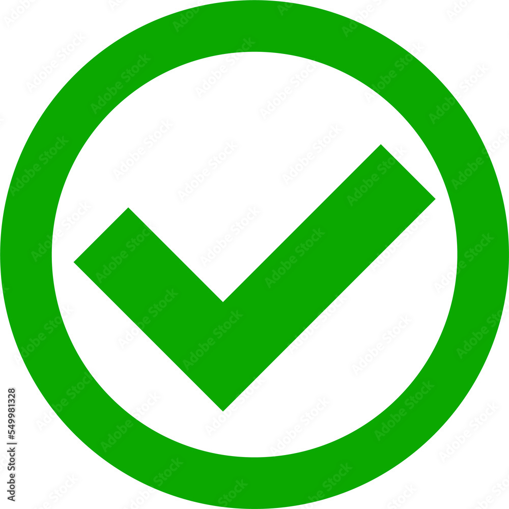 Green tick check mark icon Green tick check mark icon