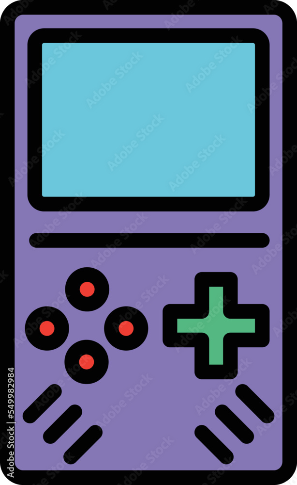 Game device Vector Icon
