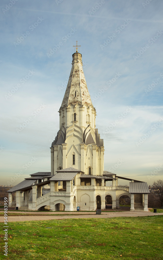 Church of Ascension in Kolomenskoye. Moscow. Russia