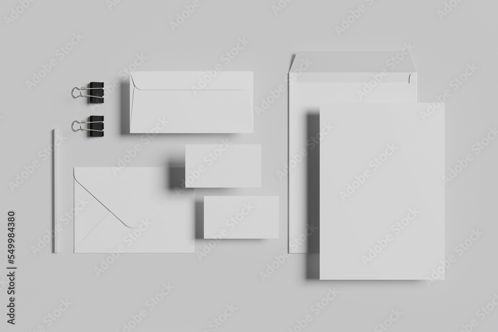 Minimal Corporate Stationery Mockup Minimal Corporate Stationery Mockup
