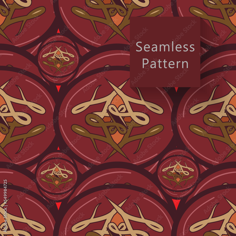 Abstract seamless pattern with background
