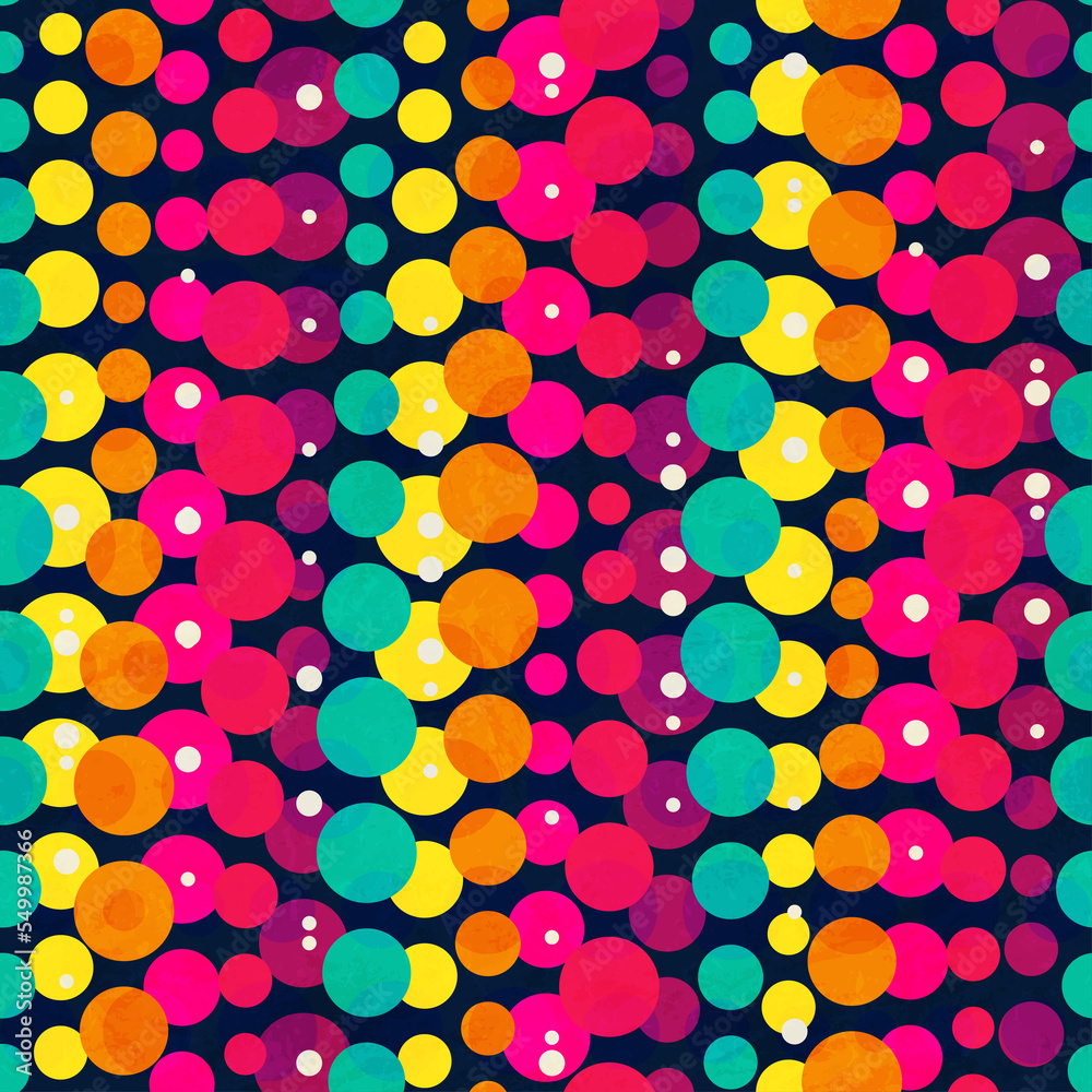 bright rainbow circle seamless pattern bright rainbow circle seamless pattern