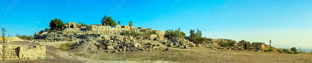 Om qais fort from inside- Jordan- ام قيس الأثرية- الاردن