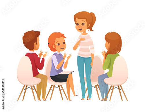 Group Therapy People Composition