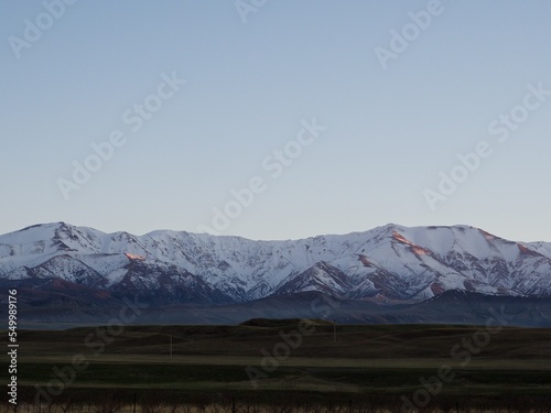 Mountains of the Western Tien Shan near the village of Kaskasu, Kazakhstan photo