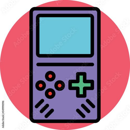 Game device Vector Icon 