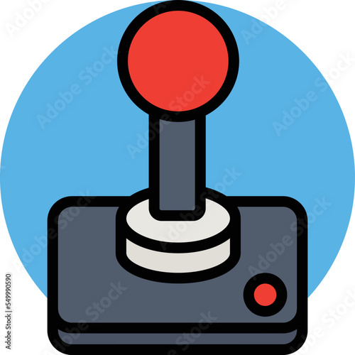 Game Handle Vector Icon
