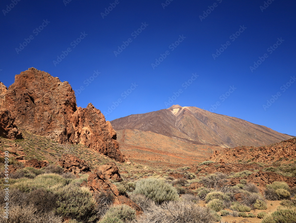View on the mount Teide in the National Park of Teide in Tenerife
View on the mount Teide in the National Park of Teide in Tenerife