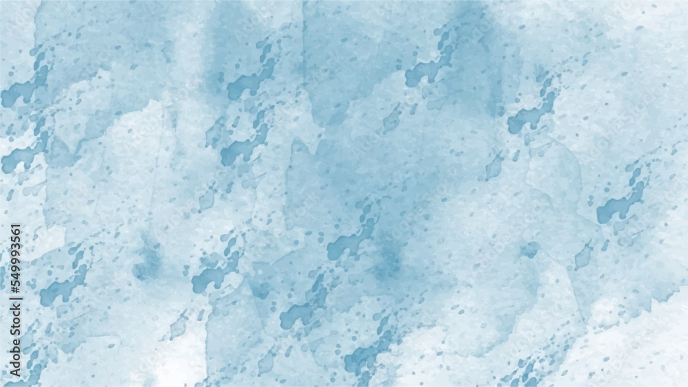 Fototapeta premium Blue watercolor background for textures backgrounds and web banners design
