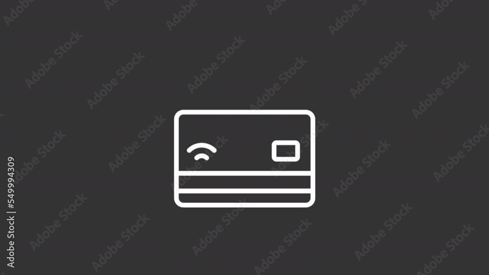 Animated cashback white line ui icon. Part of sum return. Seamless loop HD video with alpha channel on transparent background. Isolated user interface symbol motion graphic design for night mode Animated cashback white line ui icon. Part of sum return. Seamless loop HD video with alpha channel on transparent background. Isolated user interface symbol motion graphic design for night mode