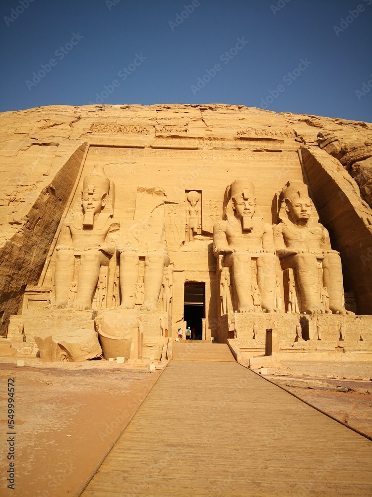 The Great Temple of Ramses II, Abu Simbel, Aswan, Egypt