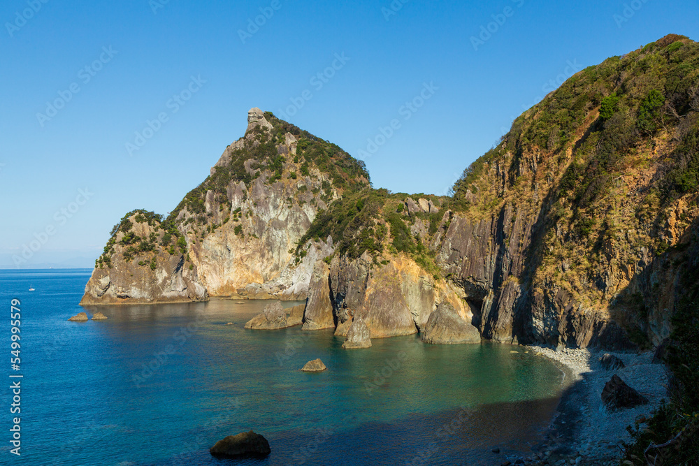 Fototapeta premium 秋の西伊豆千貫門海岸