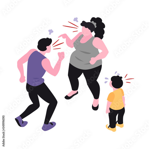 Parents Quarrel Parenting Composition