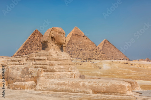 The Pyramids of Giza and the Sphinx in Egypt