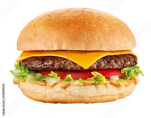 cheese salada em fundo branco - hambúrguer com salada, tomate e queijo