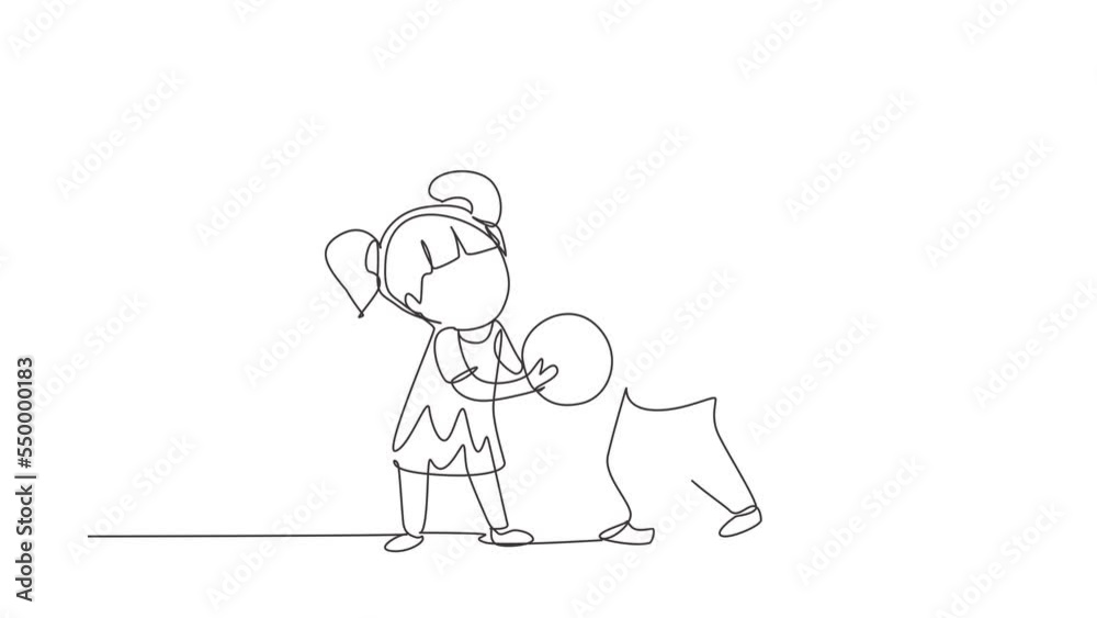 Animated self drawing of continuous one line draw girl and boy brother sister fighting over ball. Conflict between children. Kids sibling fighting because of toy. Full length single line animation Animated self drawing of continuous one line draw girl and boy brother sister fighting over ball. Conflict between children. Kids sibling fighting because of toy. Full length single line animation